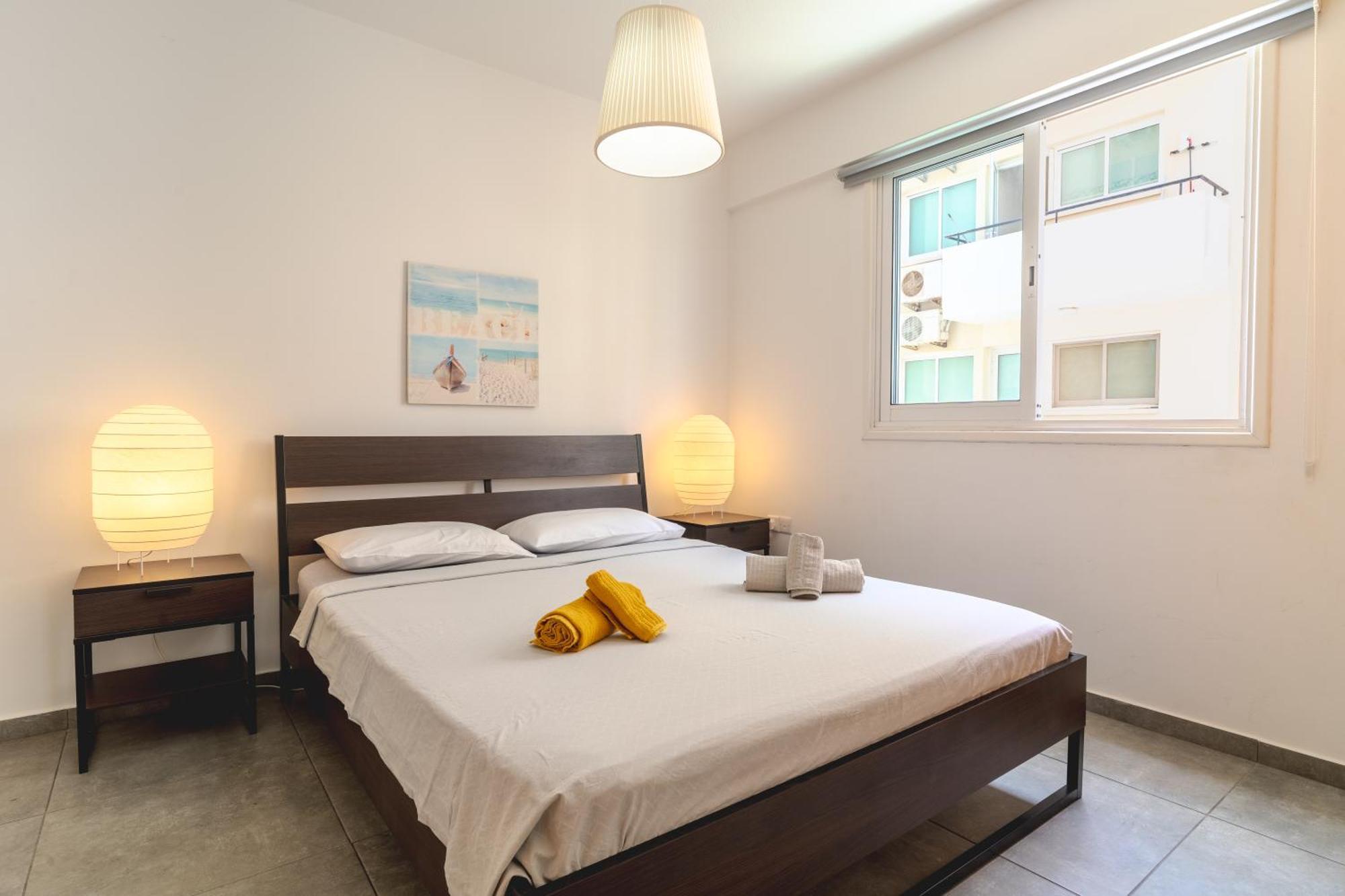 Kave Blue Mackenzie 1 Bdr Flat With Pool Apartment Ларнака Екстериор снимка